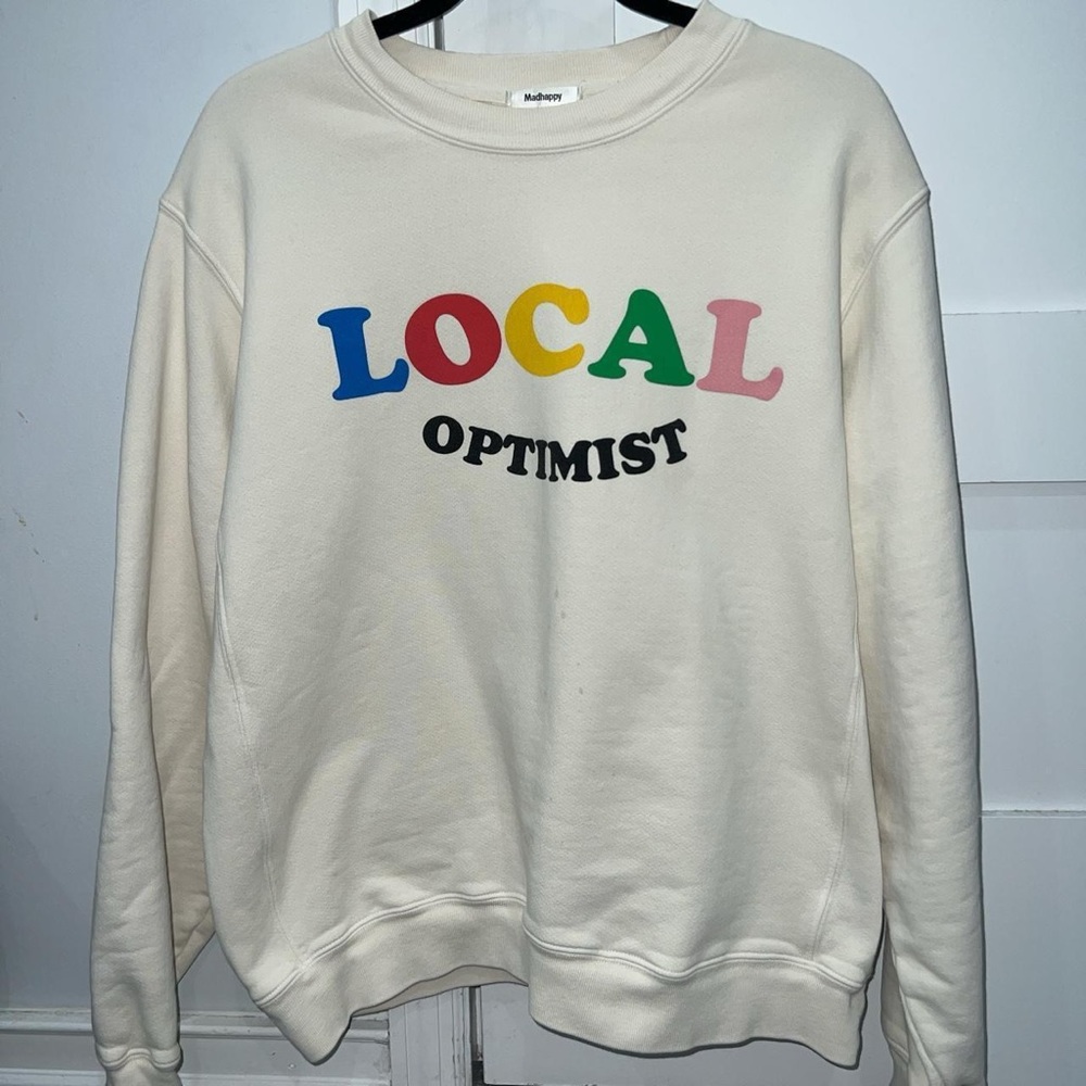 Madhappy local optimist crewneck size large